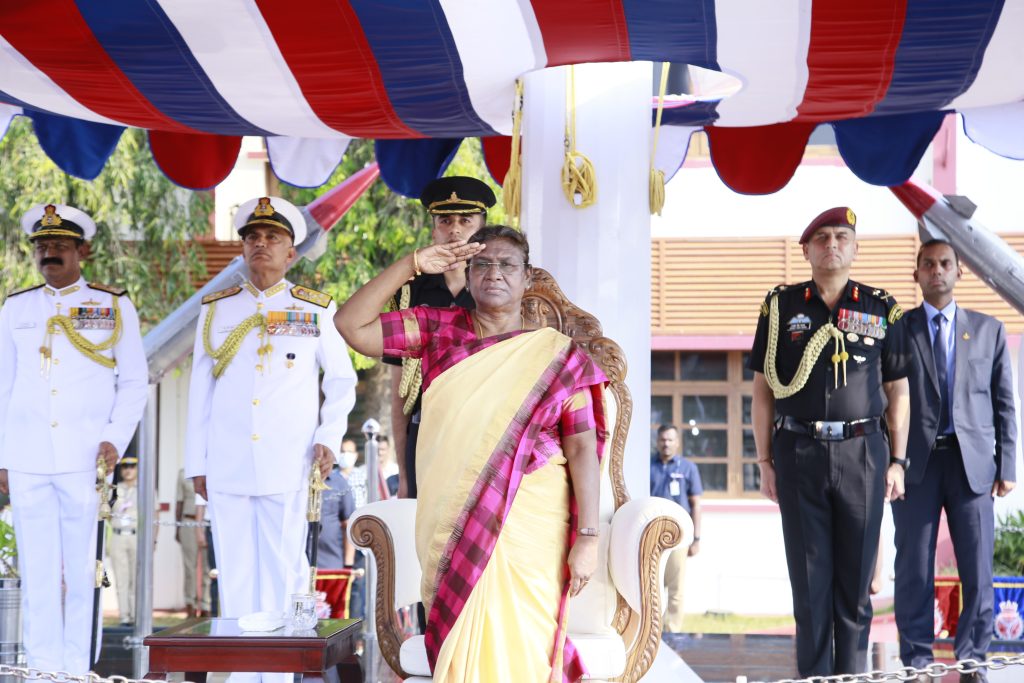 NAVY INS DRONACHARIA, AWARD OF PRESIDENT’S COLOUR